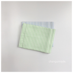 子供のためのガーゼマスク・2枚セットストライプBG