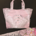 桜色のトートバック