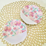 送料込み♡花柄ペアプレート♡