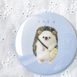 メロンパンパンが大好きなハリネズミ さんの缶ミラー