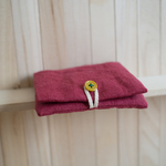 ちょっと大人なサニタリーケース【レッドリネン×チェック】