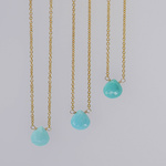 #547_O2★現品★極上スリーピング ビューティーターコイズのネックレス