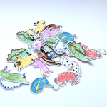 ウミウシちゃんフレークシール