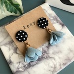 ✴︎ドット×フラワータッセルのピアス&イヤリング✴︎