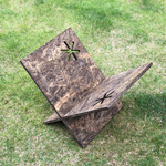 ☆アスタリスク薪置き台☆キャンプ☆アウトドア☆薪☆焚き火、