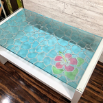 水面のローテーブル【ハイビスカス 】