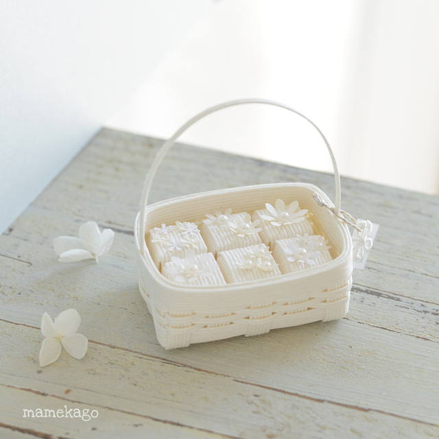 なつのまめかご mini gift みるく ハンドメイドマーケット minne