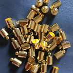 25個カツラ/タッセル キャップ/紐止め/紐用留め金具/エンドパーツ/たる形