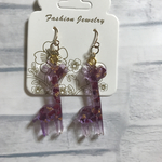 【送料無料&冬のsale中】きりんのピアス 秋バージョン