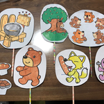 ペープサート どうぞのいす