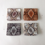 ちょこっとマチ付きコインケース(ヘビ柄)