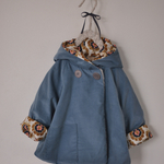 コーデュロイコート ブルーグレー 90cm