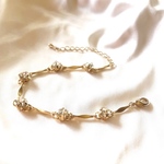 ラインストーンブレスレット