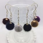 【限定セール価格!】simple*゚あったかファーボールピアス & イヤリング