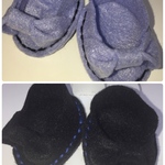 メルちゃんくつ2色セット【ブルー系&ブラック】