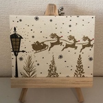 受注作成 クリスマスインテリアパネル クリスマスインテリアボード