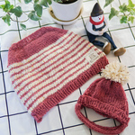 kira7itigo様 カラー&サイズオーダー品 手編みペットセーター(ボーダー)