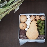 cacikaオリジナルクッキー・スノーマン缶