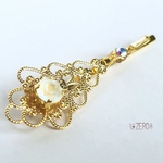 【2019カラー】天使の羽ピン*シュガーパール*ヘアピン