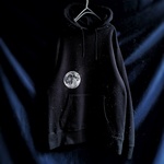 手描き 静かな月パーカー men's