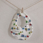 新作☆ベビースタイ☆ハリネズミと電車