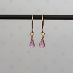 現品限り 綺麗なピンクトパーズ イヤリング変更可能❇️天然石ピアス/愛を育てる/サージカルステンフック