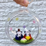 ガラスドーム♡雛人形