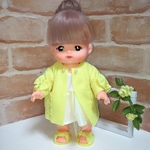 メルちゃん服3点セット【イエロー&ホワイト】