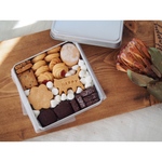 cacikaオリジナルクッキー・「トリとお花」缶