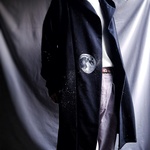 手描き 未完の月コーディガン men's