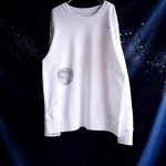 手描き 白夜の月トレーナー men's