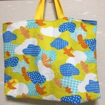 北欧鳥柄大きめレッスンバッグ