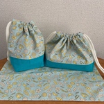 ✳︎入園入学準備✴︎お弁当袋 コップ袋 ランチョンマット パン柄