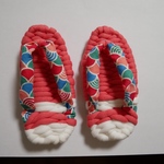 一歳餅踏み 布わらじ