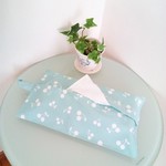 ボックスティッシュカバー さくらんぼ ミント