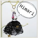 チュールスカートのバックチャーム(うさぎ女子)