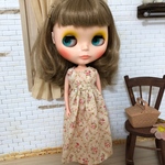 【送料無料】リカちゃん/ブライス 花柄ワンピース