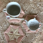 パッチワークコースター*2枚組*送料無料