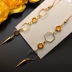 *送料無料*ハニカム棘ピアス イヤリング