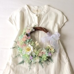 小さなお庭のナチュラルリースブーケ *ギフト ウェディング