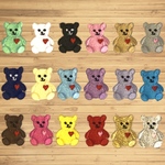 刺繍ワッペン【クマ】