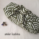 送料込♢あずま袋♢お弁当袋🌊青海波模様