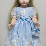 マダムアレクサンダー ケリーちゃん20インチサイズ ワンピース 水色系