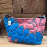 ハワイアンキルト♪プルメリアのミニバッグ