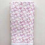 【送料込み】刺し子ふきん 一目刺し 一目十字つなぎ