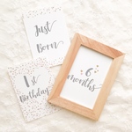 月齢カード【girly】