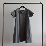 100%ウール シンプルワンピース