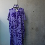 総絞りロングワンピース