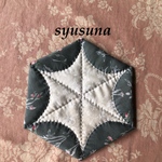 パッチワークコースター*2枚組*送料無料