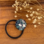 ボタニカルヘアゴム(くすみピンク・ネイビー)